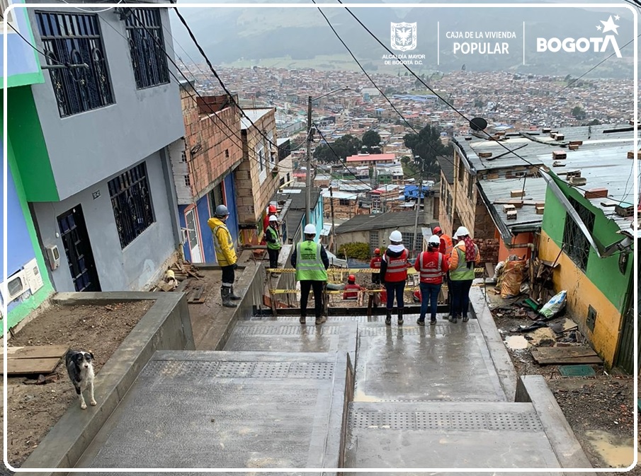 Con éxito avanzan obras de mejoramiento de barrios en San Cristóbal y Santa fe