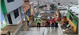 Con éxito avanzan obras de mejoramiento de barrios en San Cristóbal y Santa fe