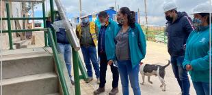 El Director general de la CVP Juan Carlos López López supervisó obras en Usme y San Cristóbal