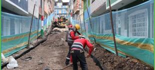 Obras de mejoramiento de barrios en 11 barrios del sur de la ciudad